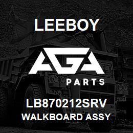 LB870212SRV Leeboy WALKBOARD ASSY | AGA Parts