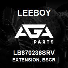 LB870236SRV Leeboy EXTENSION, BSCR | AGA Parts