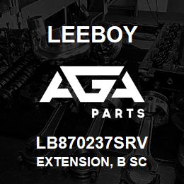 LB870237SRV Leeboy EXTENSION, B SC | AGA Parts