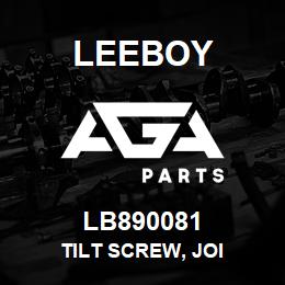 LB890081 Leeboy TILT SCREW, JOI | AGA Parts