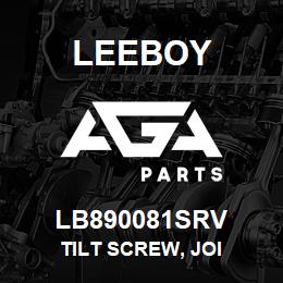 LB890081SRV Leeboy TILT SCREW, JOI | AGA Parts