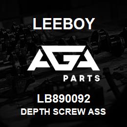 LB890092 Leeboy DEPTH SCREW ASS | AGA Parts