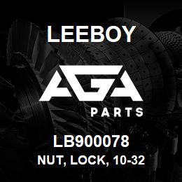 LB900078 Leeboy NUT, LOCK, 10-32 | AGA Parts