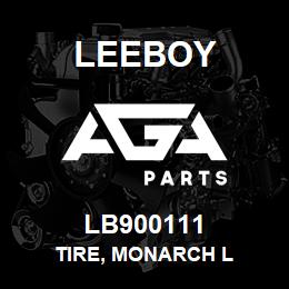 LB900111 Leeboy TIRE, MONARCH L | AGA Parts