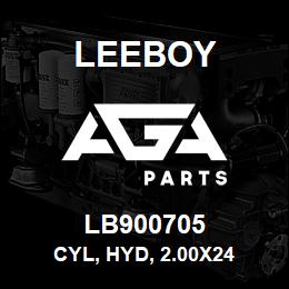 LB900705 Leeboy CYL, HYD, 2.00X24 | AGA Parts