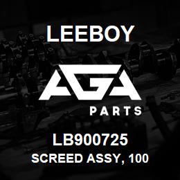 LB900725 Leeboy SCREED ASSY, 100 | AGA Parts