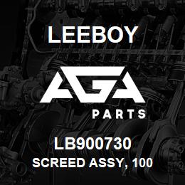 LB900730 Leeboy SCREED ASSY, 100 | AGA Parts