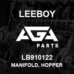 LB910122 Leeboy MANIFOLD, HOPPER | AGA Parts