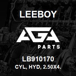 LB910170 Leeboy CYL, HYD, 2.50X4. | AGA Parts