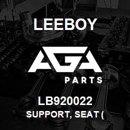 LB920022 Leeboy SUPPORT, SEAT ( | AGA Parts