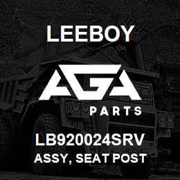 LB920024SRV Leeboy ASSY, SEAT POST | AGA Parts