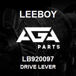 LB920097 Leeboy DRIVE LEVER | AGA Parts