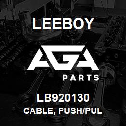 LB920130 Leeboy CABLE, PUSH/PUL | AGA Parts