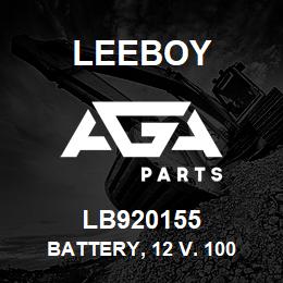 LB920155 Leeboy BATTERY, 12 V. 100 | AGA Parts