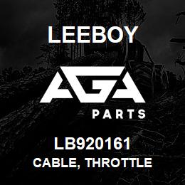 LB920161 Leeboy CABLE, THROTTLE | AGA Parts