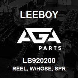 LB920200 Leeboy REEL, W/HOSE, SPR | AGA Parts