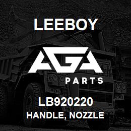 LB920220 Leeboy HANDLE, NOZZLE | AGA Parts