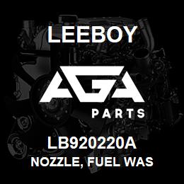 LB920220A Leeboy NOZZLE, FUEL WAS | AGA Parts