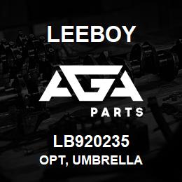 LB920235 Leeboy OPT, UMBRELLA | AGA Parts