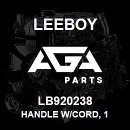 LB920238 Leeboy HANDLE W/CORD, 1 | AGA Parts