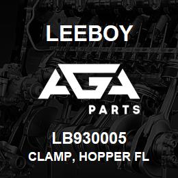 LB930005 Leeboy CLAMP, HOPPER FL | AGA Parts