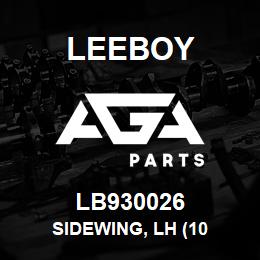 LB930026 Leeboy SIDEWING, LH (10 | AGA Parts