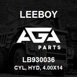 LB930036 Leeboy CYL, HYD, 4.00X14 | AGA Parts