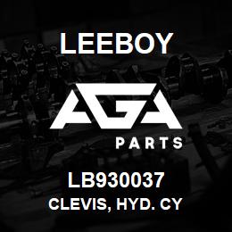 LB930037 Leeboy CLEVIS, HYD. CY | AGA Parts