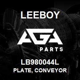 LB980044L Leeboy PLATE, CONVEYOR | AGA Parts