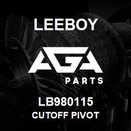 LB980115 Leeboy CUTOFF PIVOT | AGA Parts