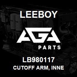 LB980117 Leeboy CUTOFF ARM, INNE | AGA Parts