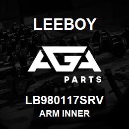 LB980117SRV Leeboy ARM INNER | AGA Parts