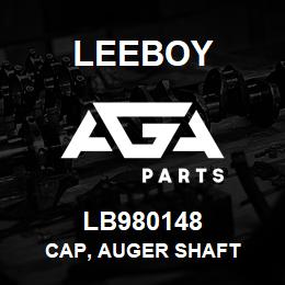 LB980148 Leeboy CAP, AUGER SHAFT | AGA Parts