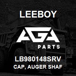 LB980148SRV Leeboy CAP, AUGER SHAF | AGA Parts