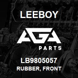 LB9805057 Leeboy RUBBER, FRONT | AGA Parts