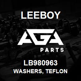 LB980963 Leeboy WASHERS, TEFLON | AGA Parts