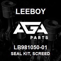 LB981050-01 Leeboy SEAL KIT, SCREED | AGA Parts