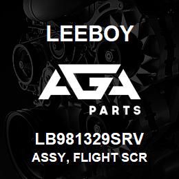 LB981329SRV Leeboy ASSY, FLIGHT SCR | AGA Parts