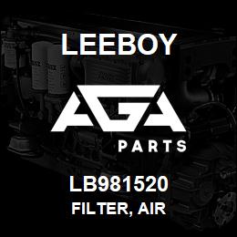 LB981520 Leeboy FILTER, AIR | AGA Parts