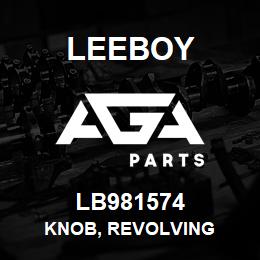 LB981574 Leeboy KNOB, REVOLVING | AGA Parts