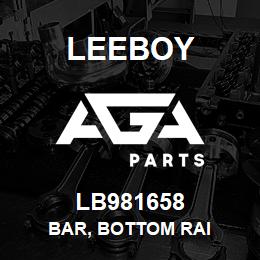 LB981658 Leeboy BAR, BOTTOM RAI | AGA Parts