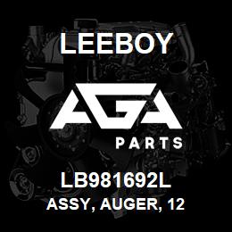 LB981692L Leeboy ASSY, AUGER, 12 | AGA Parts