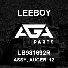 LB981692R Leeboy ASSY, AUGER, 12 | AGA Parts