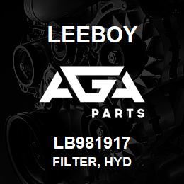 LB981917 Leeboy FILTER, HYD | AGA Parts