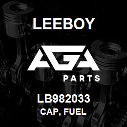 LB982033 Leeboy CAP, FUEL | AGA Parts