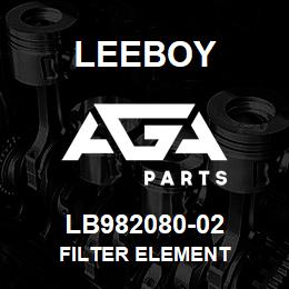 LB982080-02 Leeboy FILTER ELEMENT | AGA Parts