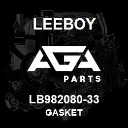 LB982080-33 Leeboy GASKET | AGA Parts