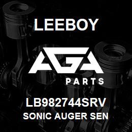 LB982744SRV Leeboy SONIC AUGER SEN | AGA Parts