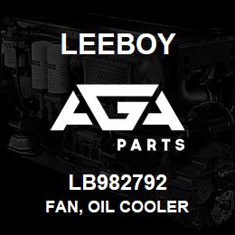 LB982792 Leeboy FAN, OIL COOLER | AGA Parts