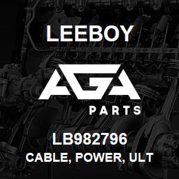 LB982796 Leeboy CABLE, POWER, ULT | AGA Parts